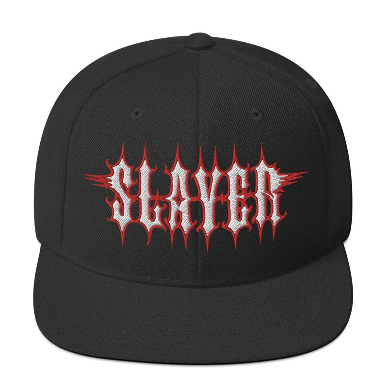 Slayer - Logo Snapback Hat Black