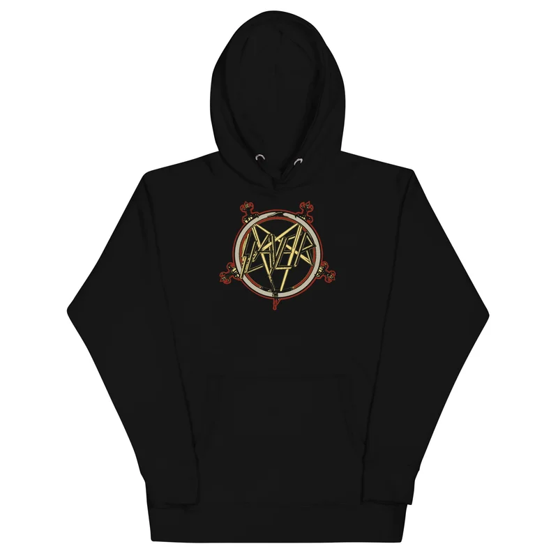 Slayer - Pentagram Logo Hoodie Black