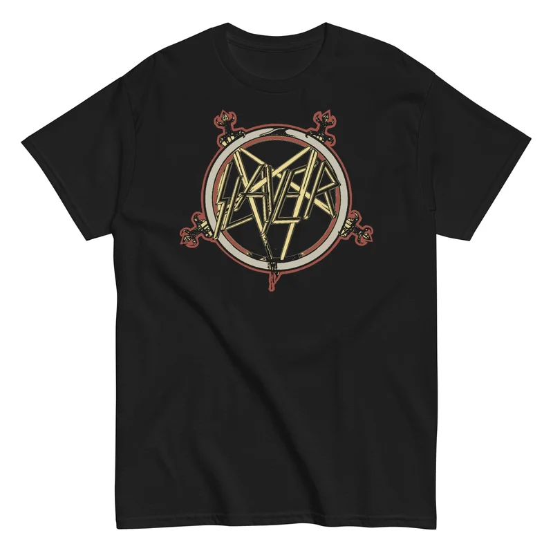 Slayer - Pentagram Logo T-Shirt Black