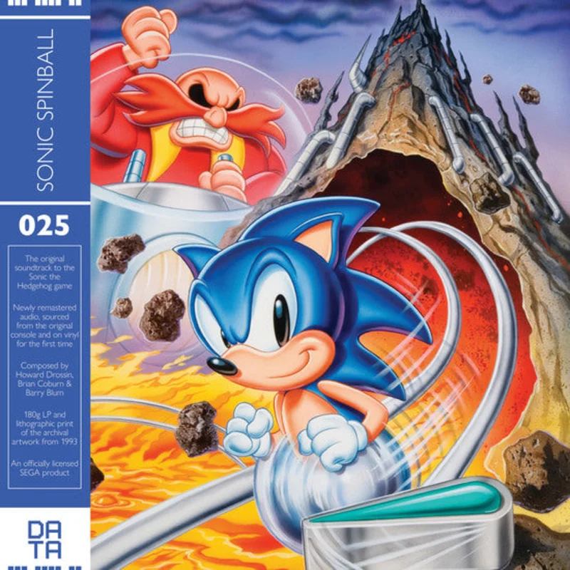 Sonic Spinball - Original Video Game Soundtrack LP Blue Vinyl