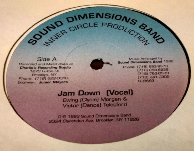 Sound Dimensions Band-Jam Down 12" Single