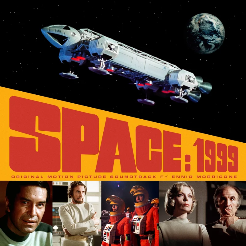 Space 1999  Original Motion Picture Soundtrack 2XLP Orange & Black / Orange & White