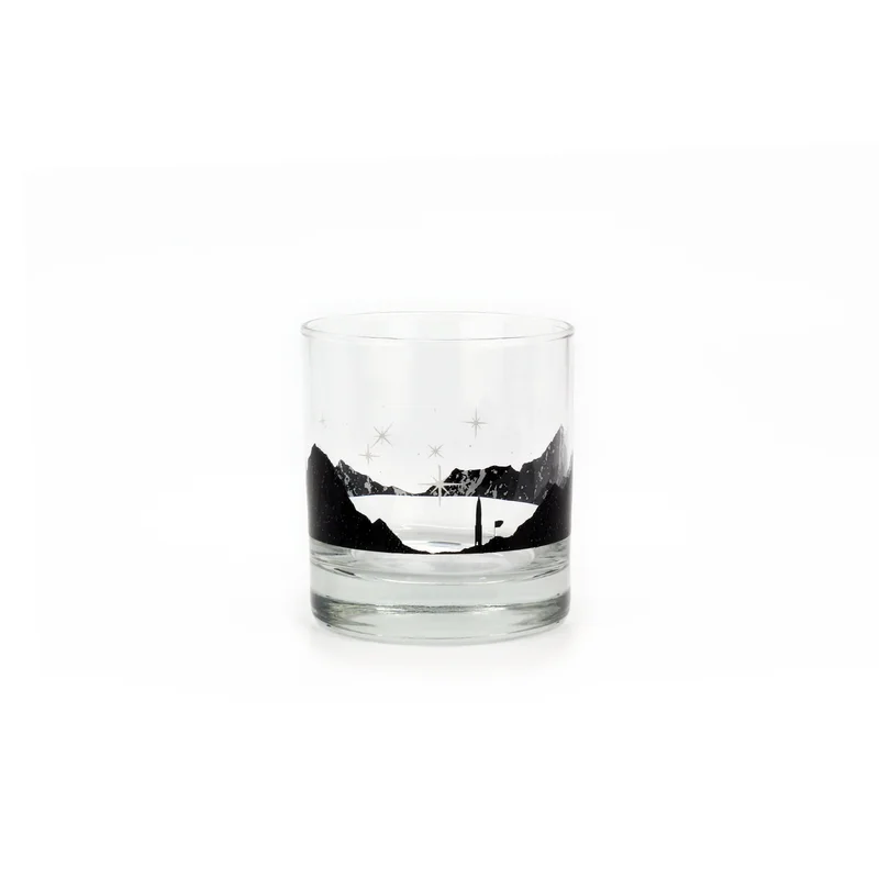 Space Travel Whiskey Glass