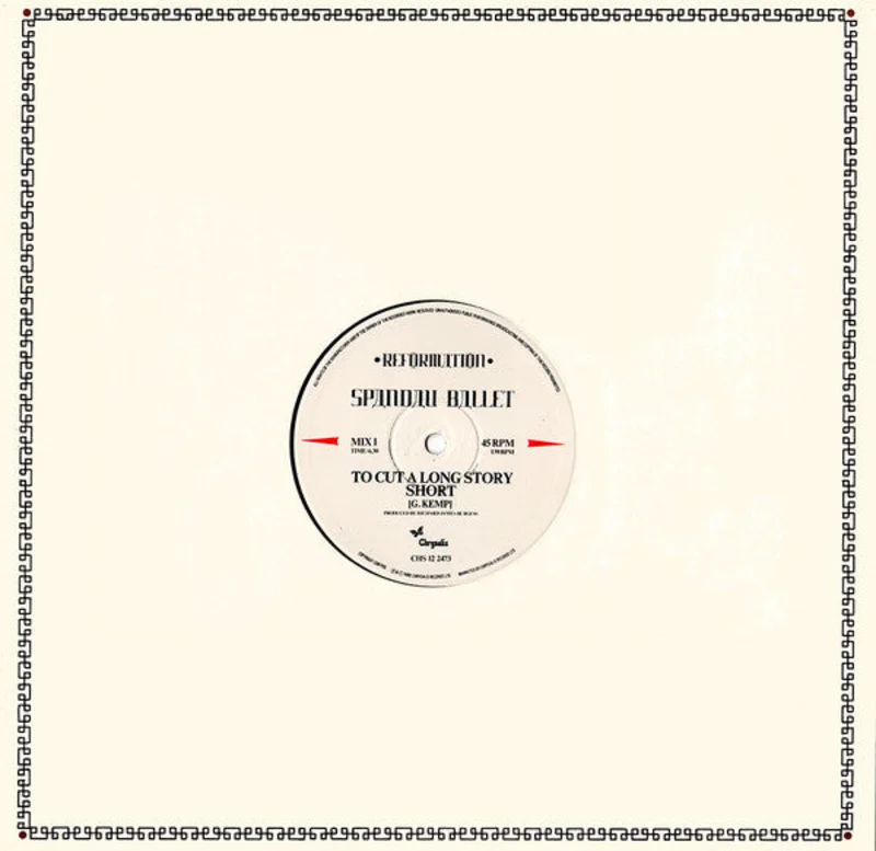 Spandau Ballet-To Cut A Long Story Short 12" Single