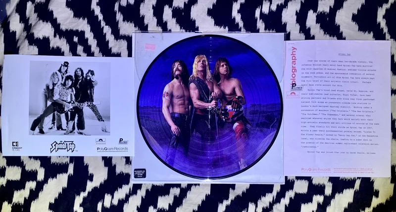 Spinal Tap- Package! Break Like The Wind- Picture Disc (MCA)With (PolyGram)Press Kit/Band Bio. Epic combo!