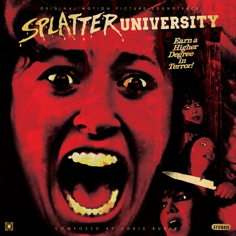 Splatter University - Original Motion Picture Soundtrack LP Clear w/ Blood Red and Bone White Splatter