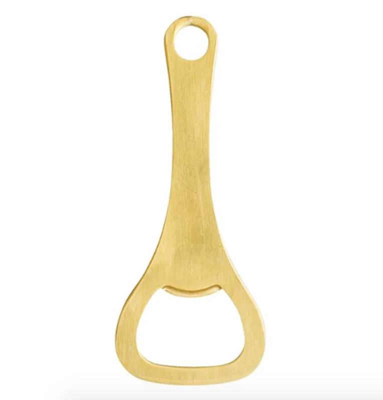 Stainless Steel Bottle Opener in Gold