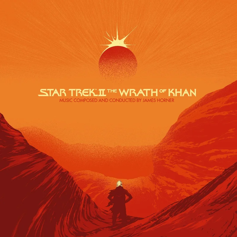 Star Trek II: The Wrath of Khan  Original Motion Picture Soundtrack 2XLP Black Vinyl