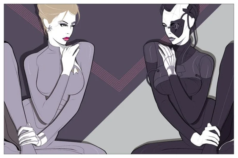 Star Trek Voyager: Seven of Nine Art Print