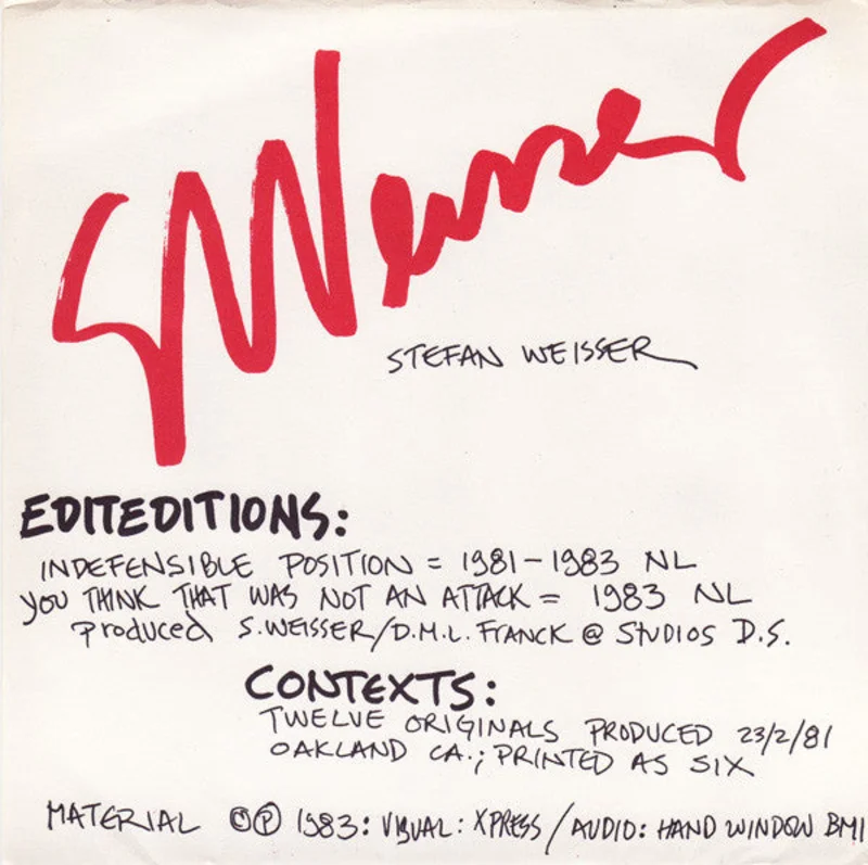 Stefan Weisser | Editeditions Contexts