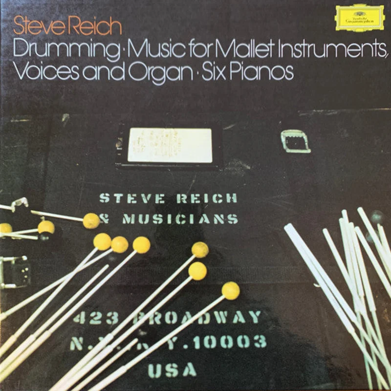 Steve Reich-Drumming / Music For Mallet Instruments, Voices And Organ / Six Pianos 3xLP Box
