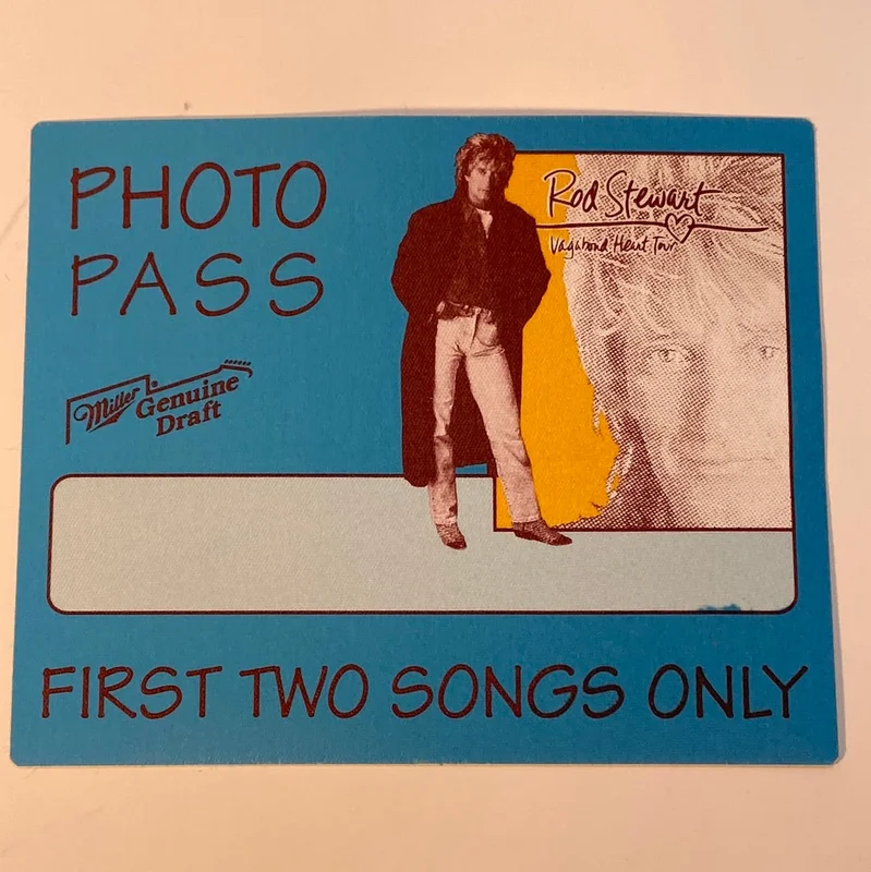 Stewart, Rod - Photo Pass