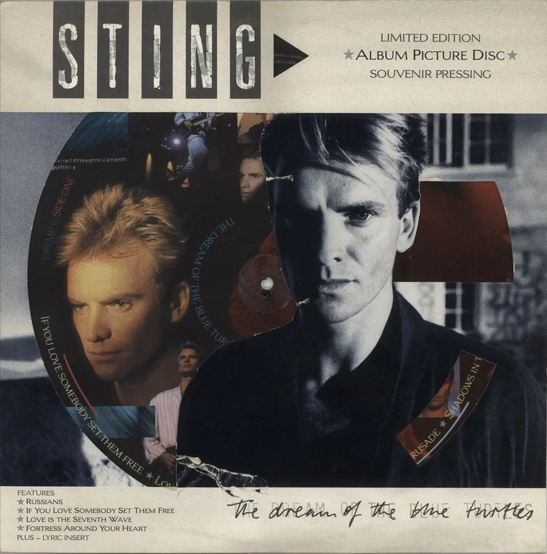 Sting The Dream Of The Blue Turtles UK Picture disc LP