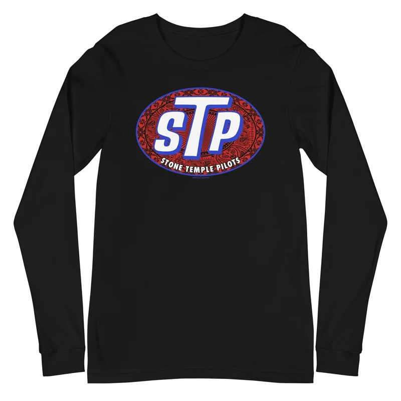 Stone Temple Pilots - Classic Logo Long Sleeve T-Shirt Black