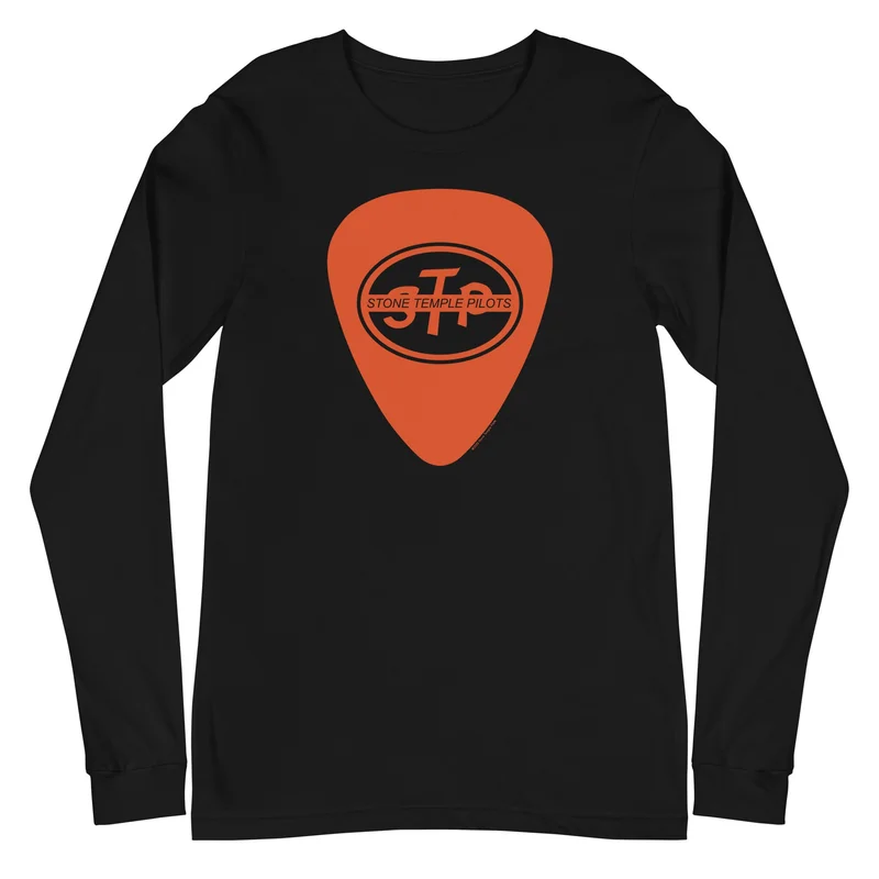 Stone Temple Pilots - Guitar Pic Long Sleeve T-Shirt Black