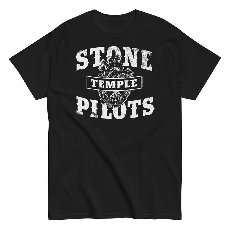 Stone Temple Pilots - Heart Logo T-Shirt Black