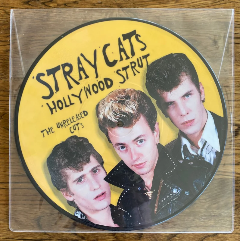 Stray Cats - Hollywood Strut- (Sealed) 2004 Vinyl 10" Picture Disc Cleopatra