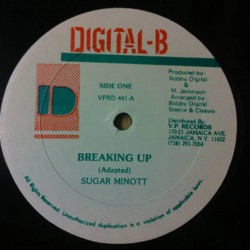 Sugar Minott | Breaking Up / Rough Neck Sound Killer (New)