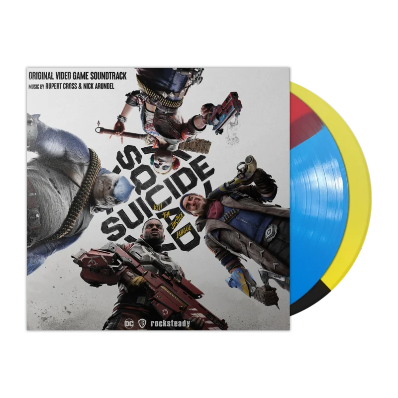 Suicide Squad: Kill The Justice League Original Video Game Soundtrack 2XLP Mondo Exclusive Split Vinyl