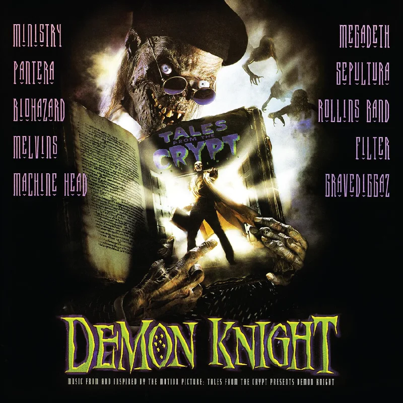 Tales from the Crypt Presents: Demon Knight - Music From And Inspired By The Motion Picture LP Clear with Green & Purple Swirl Vinyl