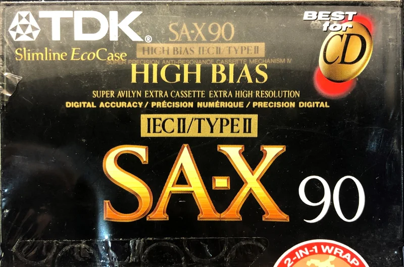 TDK SA-X 90 Blank Cassette 2-Pack