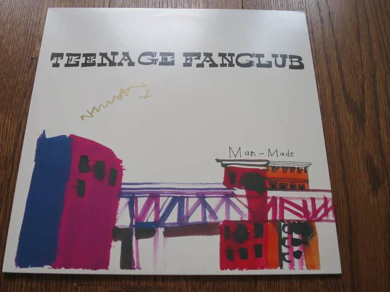 Teenage Fanclub - Man-Made (signed)
