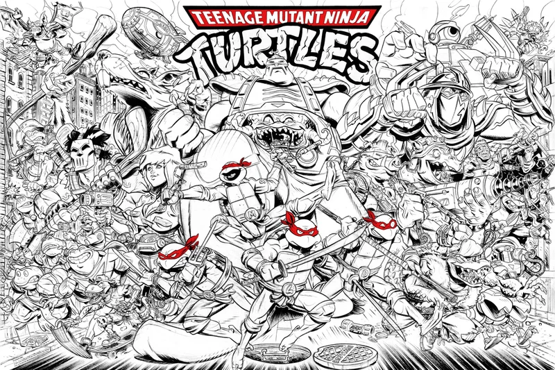 Teenage Mutant Ninja Turtles Mirage Variant Poster