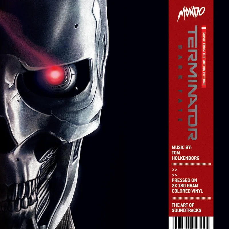 Terminator: Dark Fate  Original Motion Picture Soundtrack 2XLP 180 Gram Silver with Black Splatter Vinyl