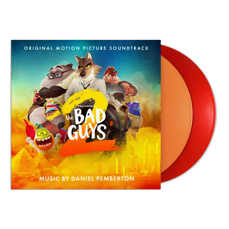 The Bad Guys 2 - Original Motion Picture Soundtrack Translucent Orange & Red