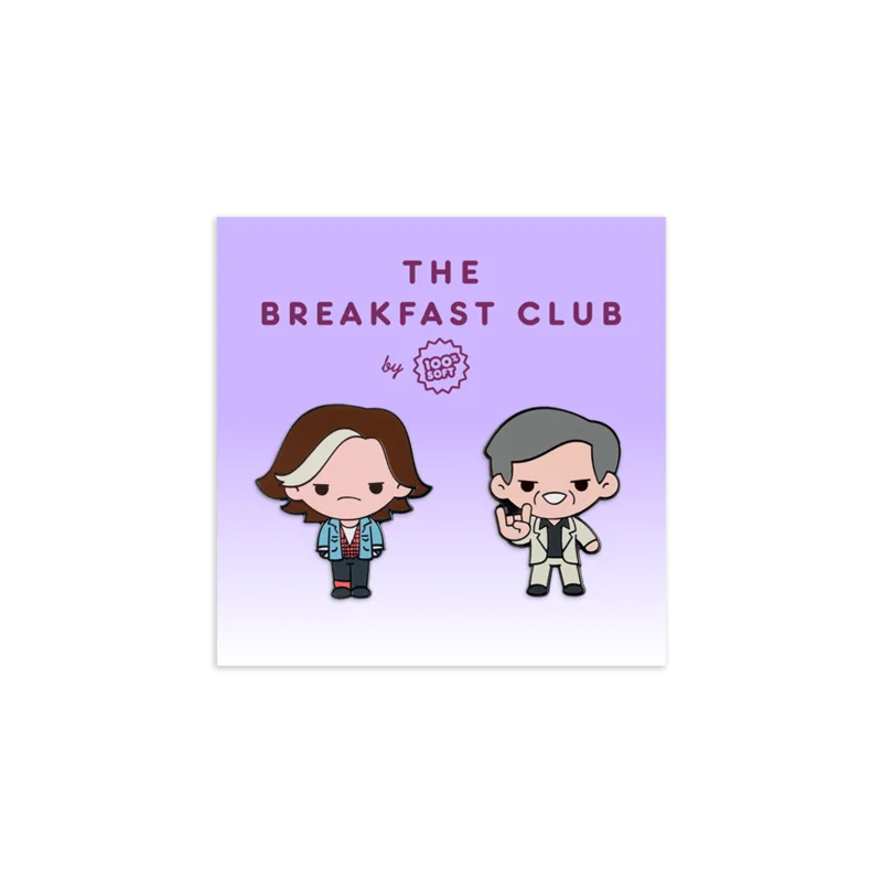 The Breakfast Club Bender + Vernon Pin Set