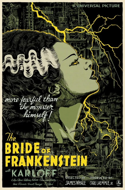 The Bride of Frankenstein Variant Poster