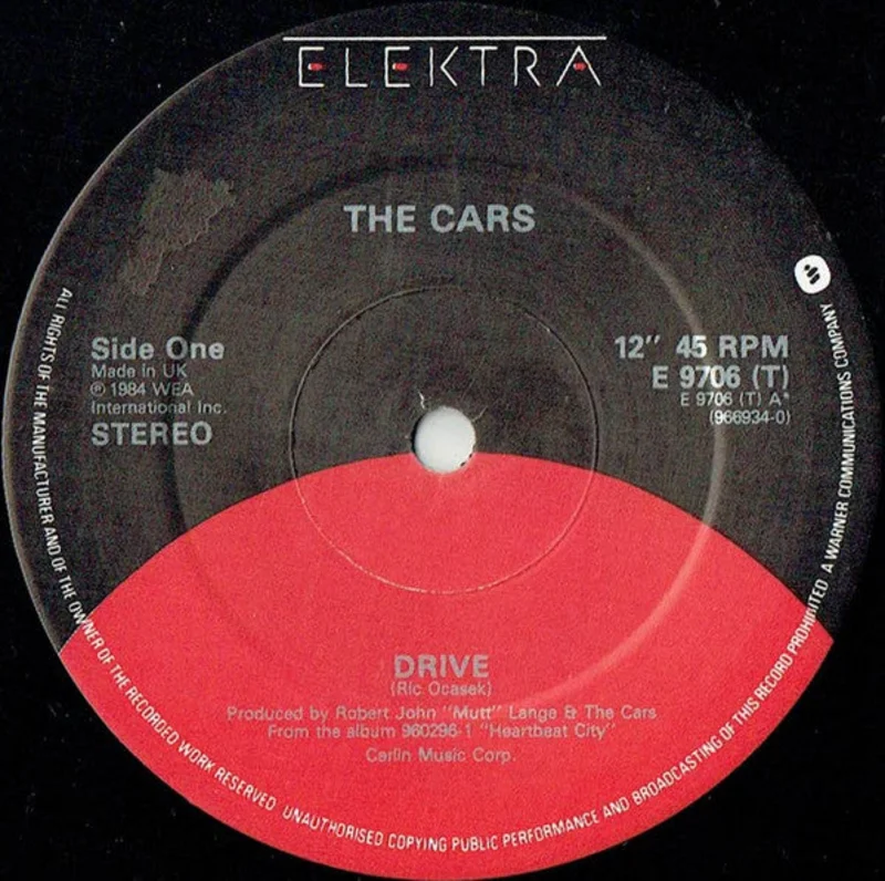 The Cars-Drive 12" Single