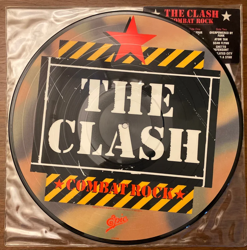 The Clash Combat RockPicture Disc. 1983 Limited Edition.