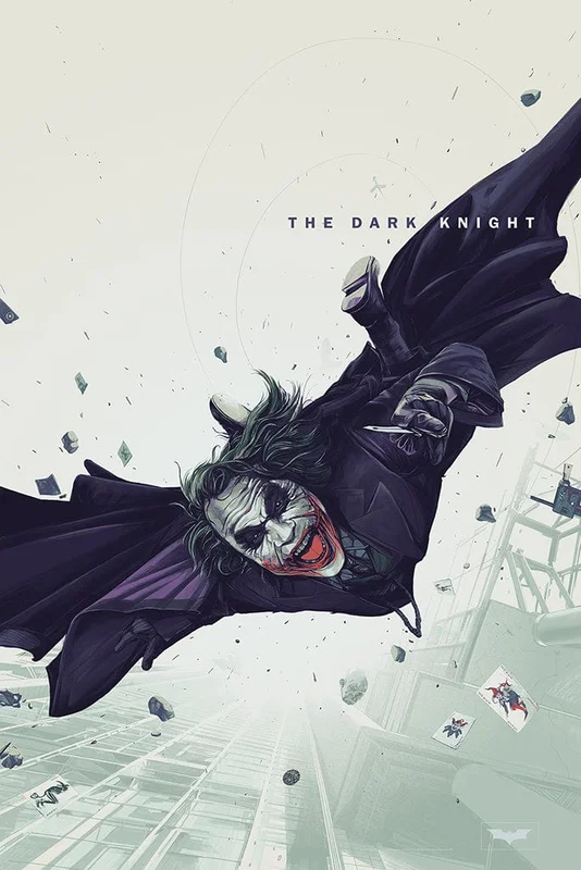 The Dark Knight Screenprinted Poster