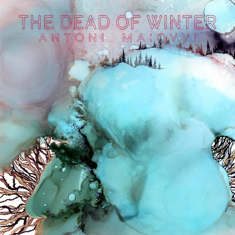 The Dead of Winter LP by Antoni Maiovvi Blue/Grey Winter Mix Vinyl
