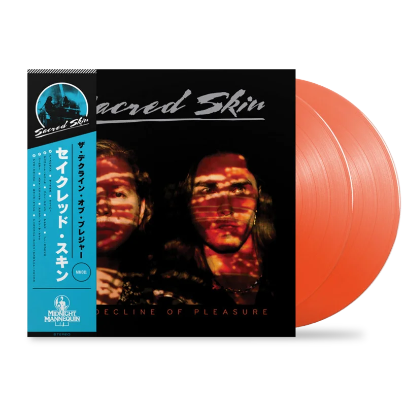 The Decline of Pleasure by Sacred Skin 2XLP Neon Orange