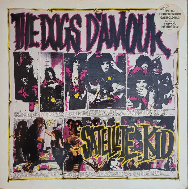 The Dogs D'Amour - Satelite Kid 12" Single (Picture Disc, Gatefold Part One Of The Cartoon Story)