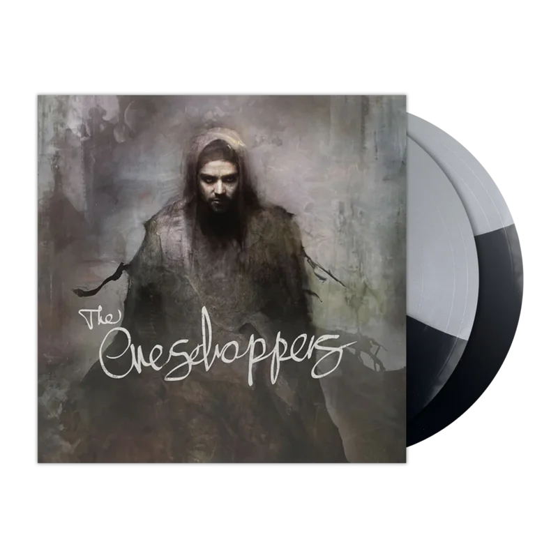 The Evesdroppers LP Mondo Exclusive Black and Silver Split