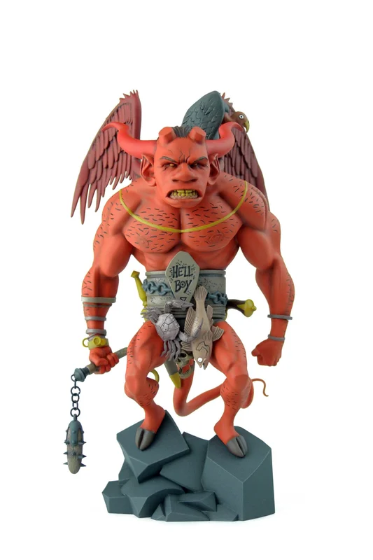 The First Hellboy Statue (Red Version)
