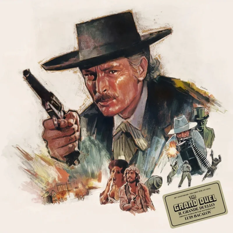 The Grand Duel - Original Motion Picture Soundtrack 50th Anniversary Deluxe Edition LP Randomly Inserted Van Cleef Black or O-Ren Clear White Vinyl