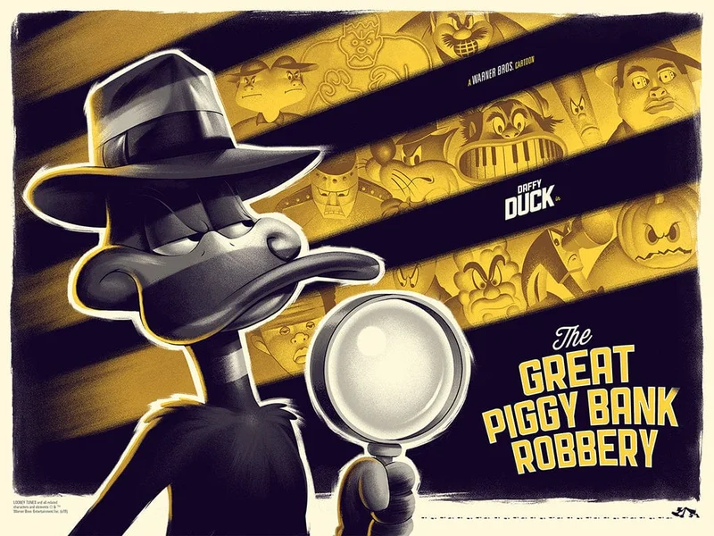 The Great Piggy Bank Robbery Poster