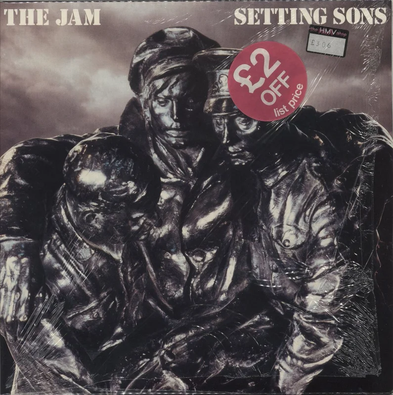The Jam Setting Sons - 1st (b) Shrink UK Vinyl LP