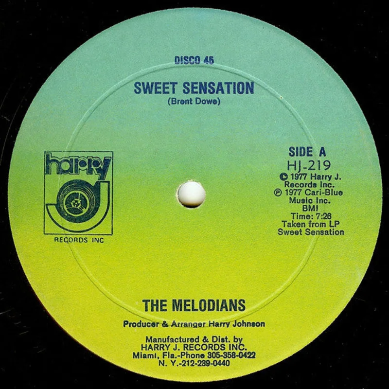 The Melodians-Sweet Sensation / Caught Me Baby 12" Single