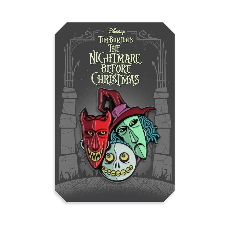 The Nightmare Before Christmas Lock, Shock, and Barrel Enamel Pin