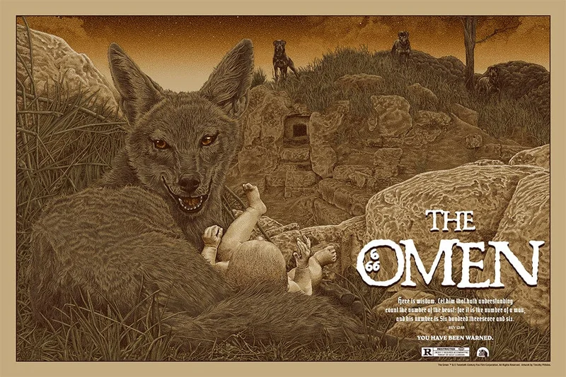 The Omen Screenprinted Poster