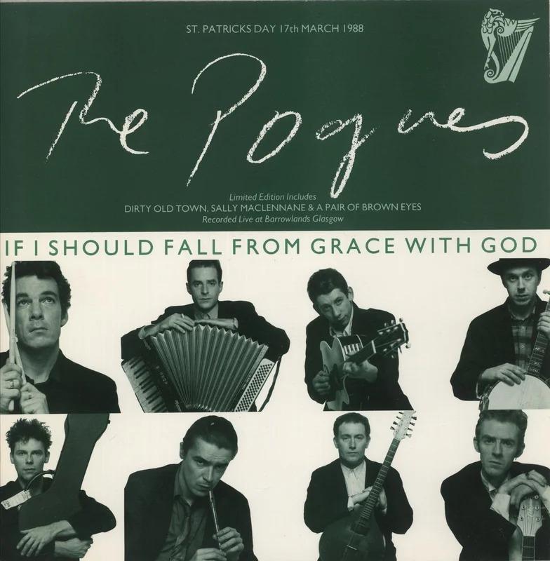 The Pogues If I Should Fall From Grace With God UK 12" vinyl