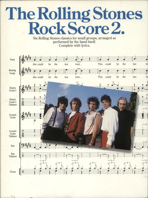 The Rolling Stones Rock Score 2 UK Book