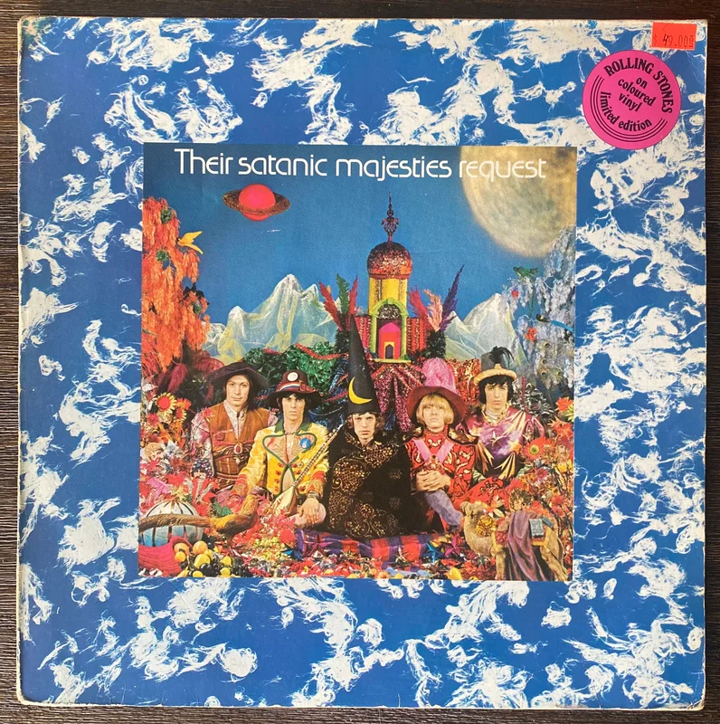 The Rolling Stones - TheirSatanic Majesties Request (White Wax)1977 Netherlands LP, Limited Edition