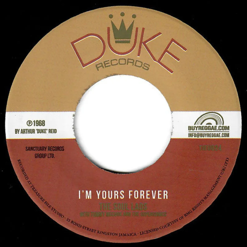 The Soul Lads | I'm Yours Forever / Only A Smile (New)