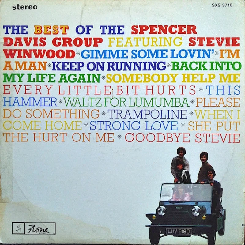 The Spencer Davis Group-The Best Of The Spencer Davis Group Featuring Stevie Winwood LP Final Sale